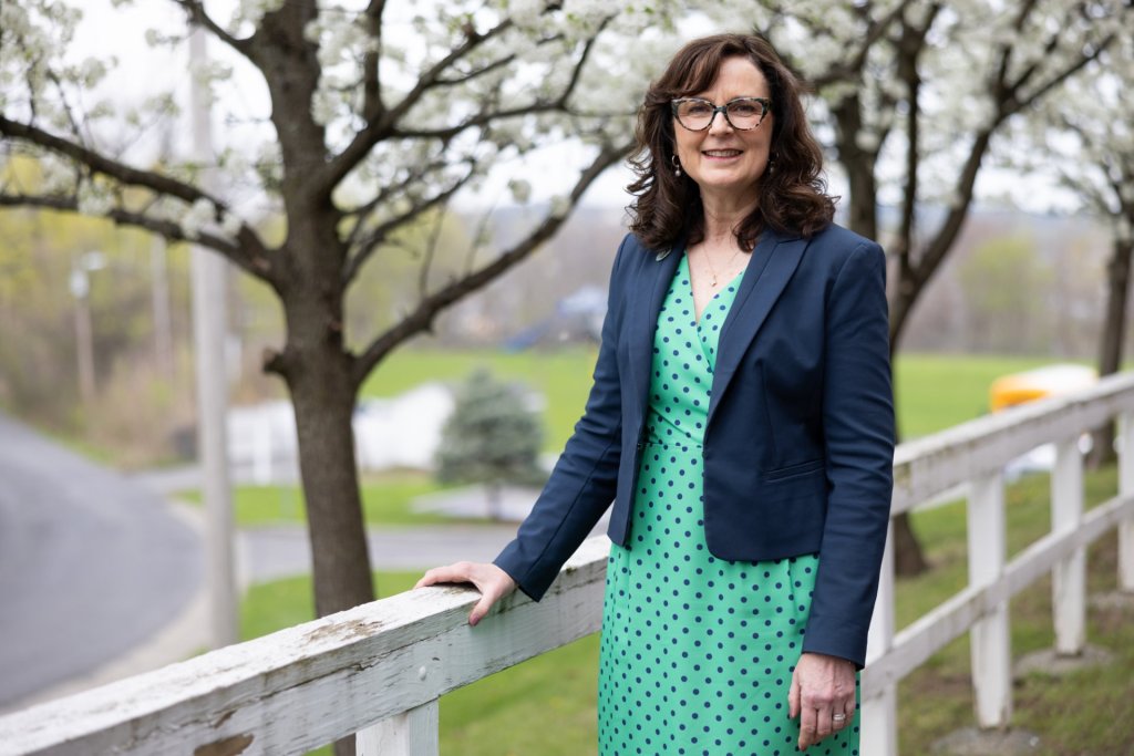 Doane Stuart's head of school, Marcy Cathey